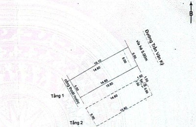 Bán nhà 2 tầng 2 mê đường 10,5m TRẦN VĂN KỶ - Sát Ngô Thì Nhậm